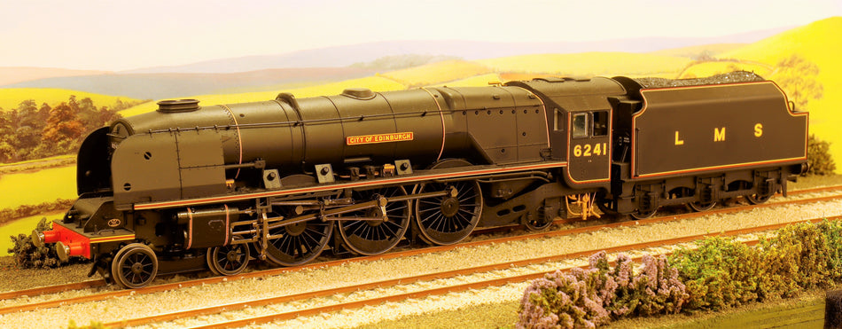 R3681 Hornby Class 8P 'Princess Coronation' 4-6-2 6241 "City of Edinburgh" in LMS post-war lined black